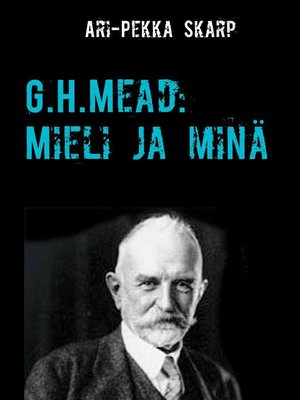cover image of G.H.Mead--Mieli ja minä